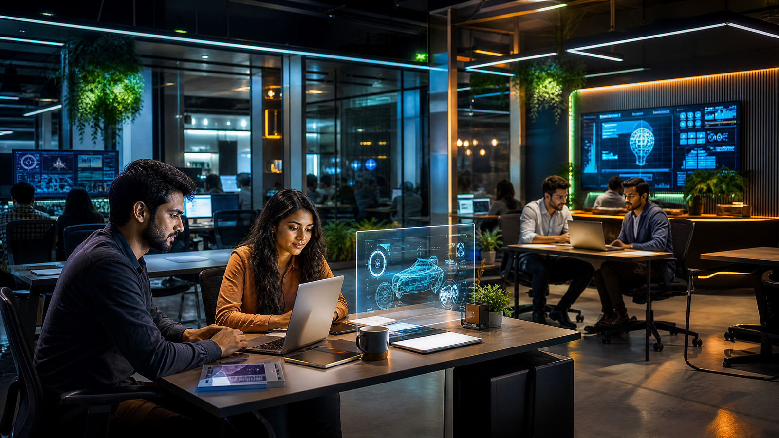 Nutmeg Ventures Innovation - Young Indian Startup Team Working on Cutting-Edge Technology
